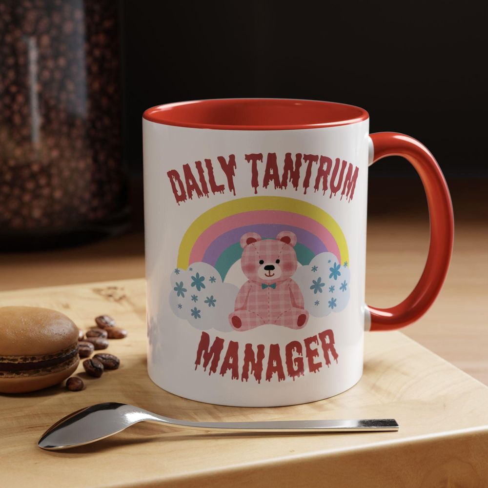 Funny Manager Gift Mug Accent Mug black-accent 11oz