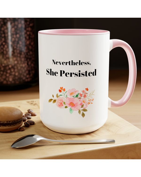 Boss Lady Floral - Entrepreneur Christmas Gift for Her - Coworker Gift Mug