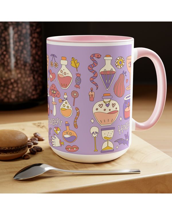 Halloween Floral Coffee Gift Mug
