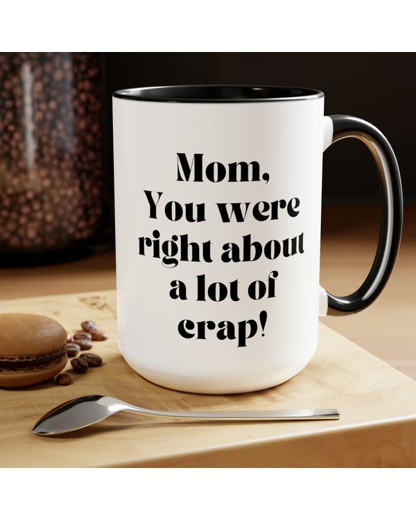 Funny Mom Coffee Coworker Gift Floral Tea Wife Funny Gift Christmas 15oz Mug
