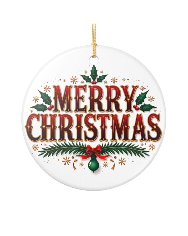 Christmas Ceramic Tree Unique Holiday Gift Festive Home Decor Ornament