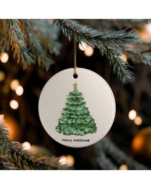 Festive Christmas Ceramic Holiday Keepsake Decoration Xmas Gift Idea Ornament