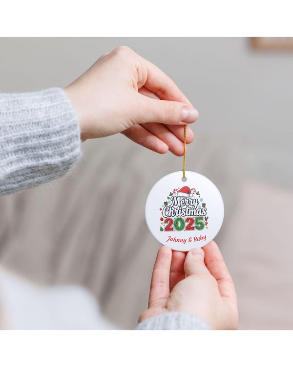 Christmas 2025 Ceramic Holiday Decor Ornament