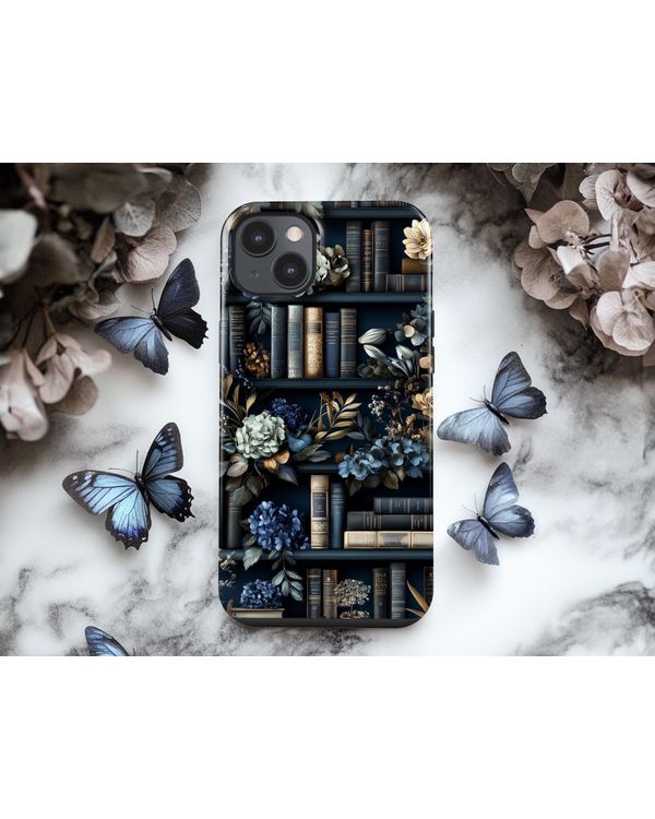 Vintage Library Floral 3D Art Phone Case Phonecase